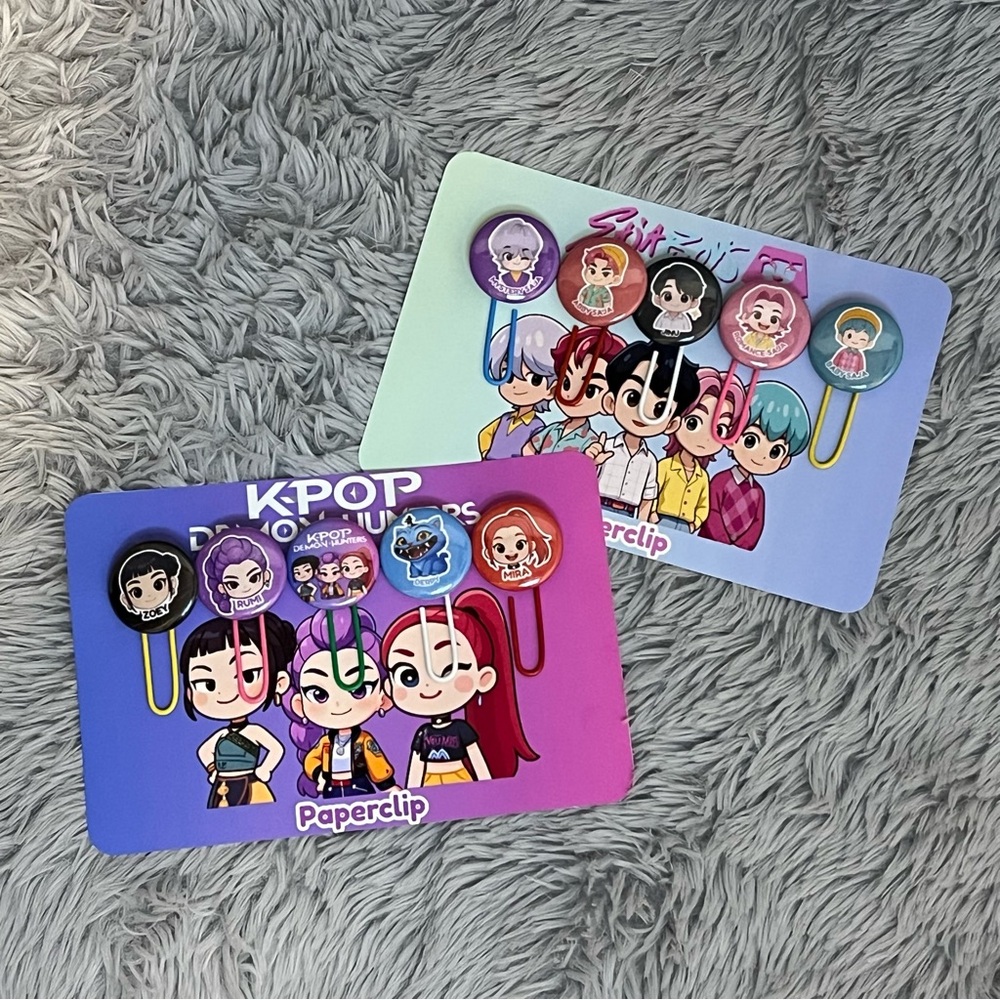 Kpop Demon Hunters 1” Paperclip Set